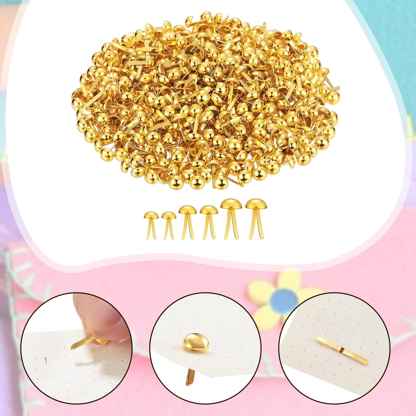 Embellishments For Scrapbooking - Metal Bölünmüş Pimler Mini Kağıt Bağlayıcılar