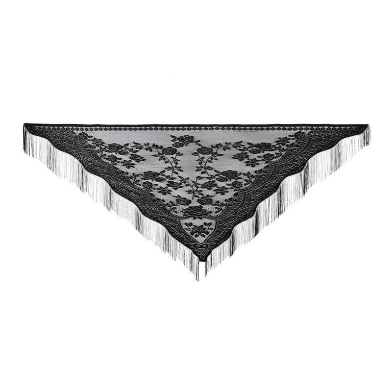 Tassel Fringe Trim - 652F Püsküllü Şık Dantel Eşarp Çeşitli