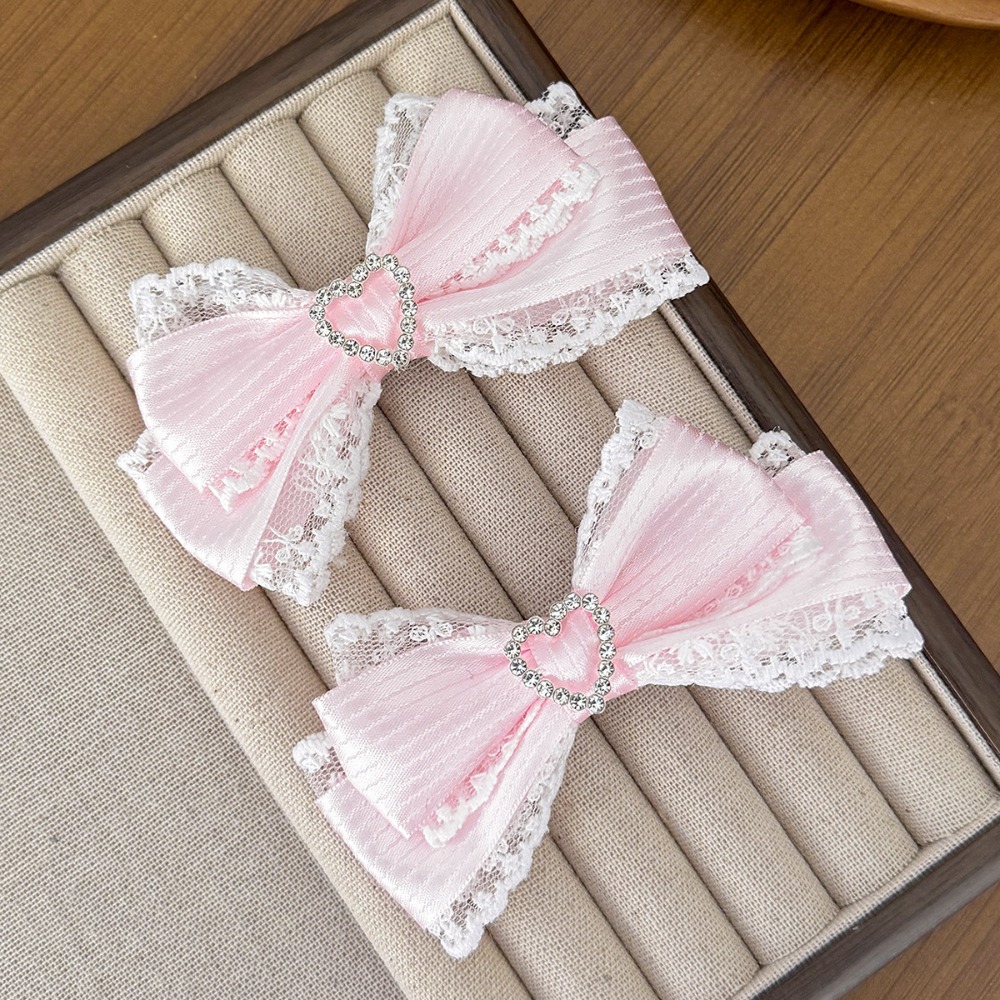 1 Çift Saten Kurdele Fiyonk Sa - Lace Ribbon Trim incelemesi ve fiyatı