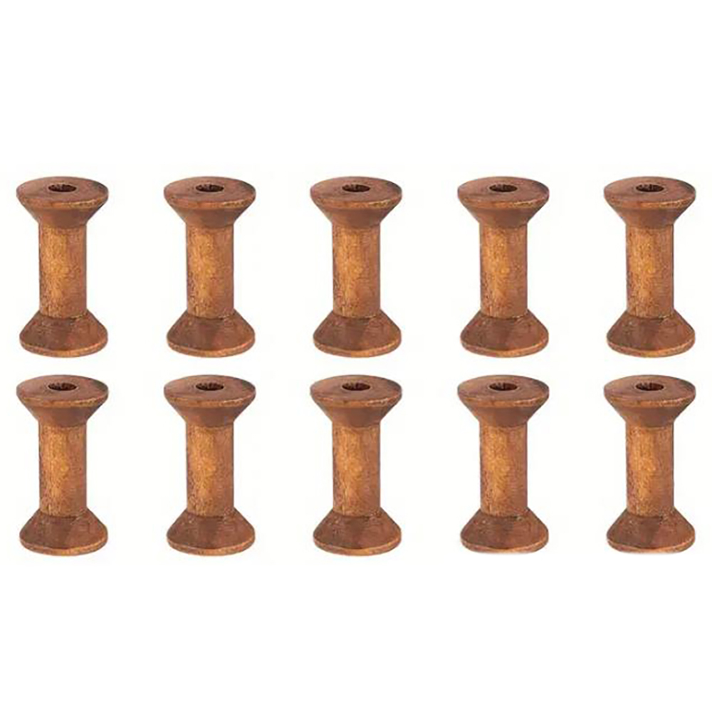 10/20 Adet Mini Ahşap Bobinler - Organza Ribbon Spool incelemesi ve fiyatı