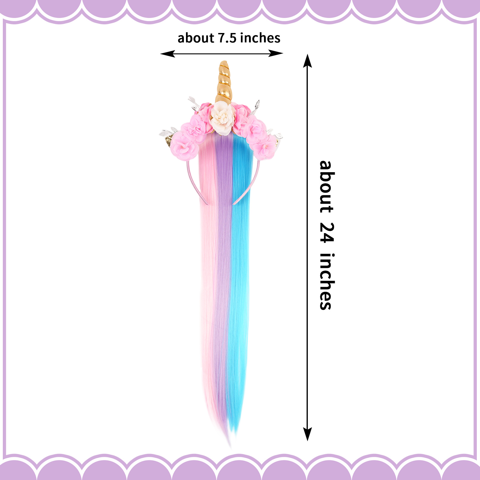 Gökkuşağı Unicorn Dantel Degra - Tassel Fringe Trim incelemesi ve fiyatı