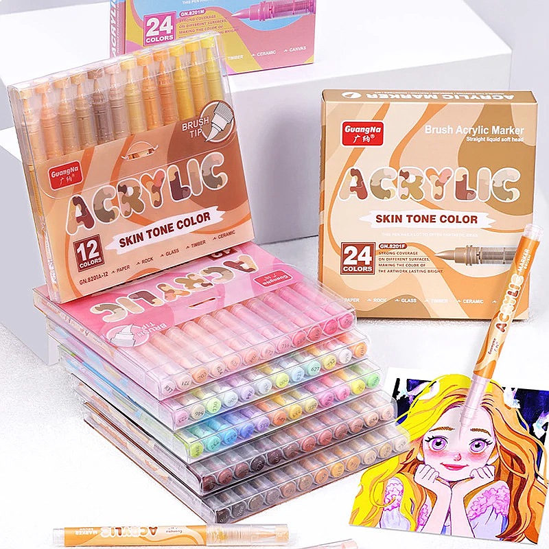 GuangNa 72 Renkli Yumuşak Uçlu - Copic Marker Sketch incelemesi ve fiyatı
