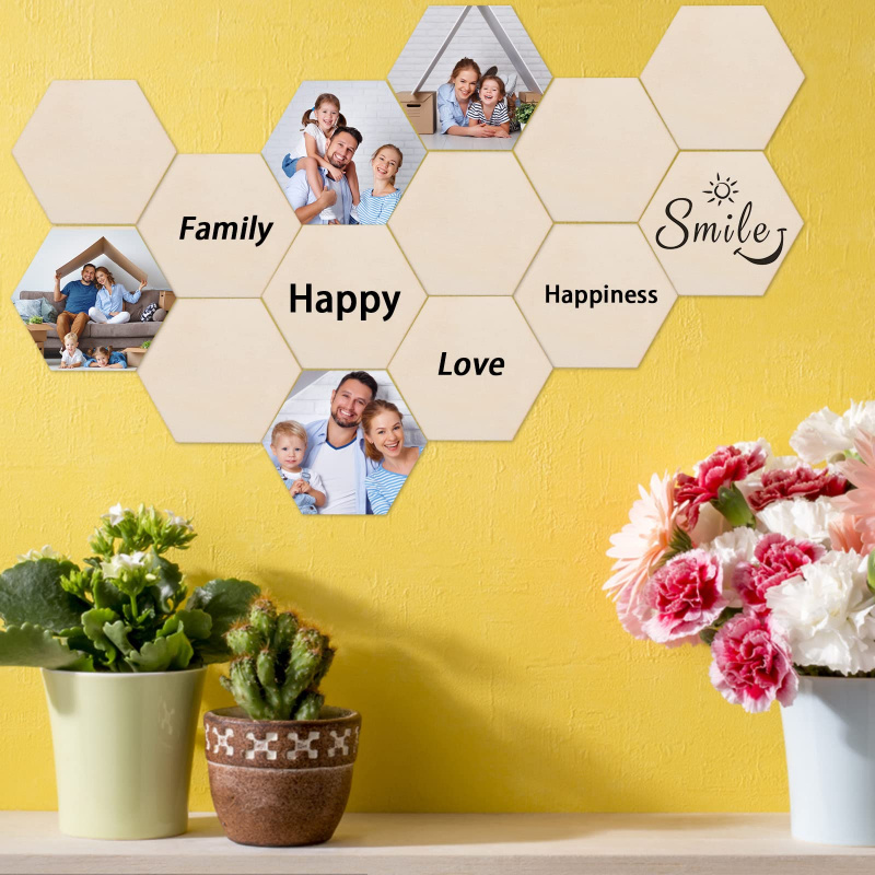 5cm Ahşap Altıgen Boş Dilimler - Embellish Craft incelemesi ve fiyatı