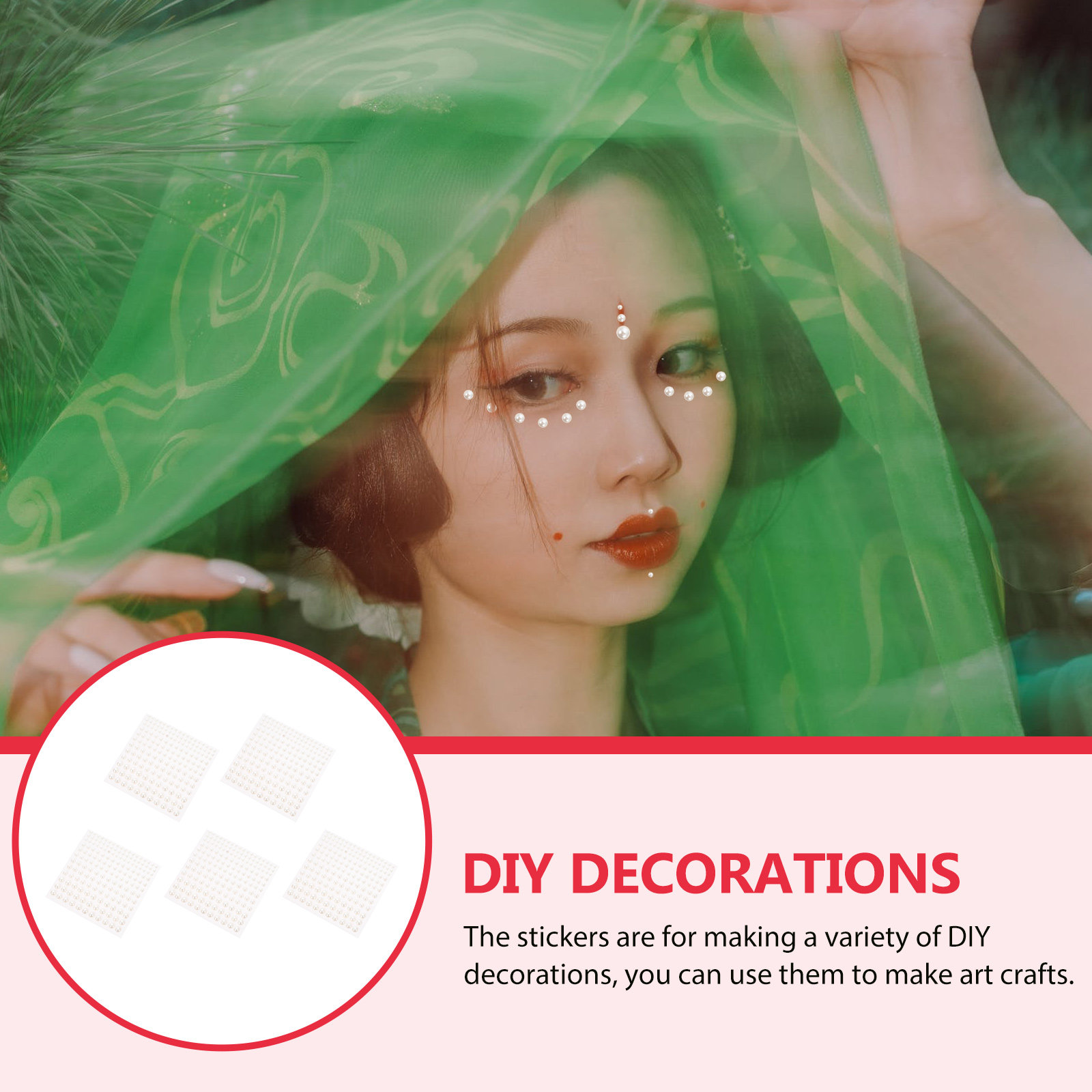 5 Adet İnci Görünümlü Yüz Stic - Embellish Craft incelemesi ve fiyatı