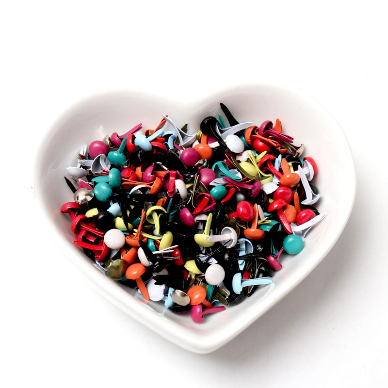 Karışık Pastel Yuvarlak Brads  - Embellishments For Scrapbooking incelemesi ve fiyatı