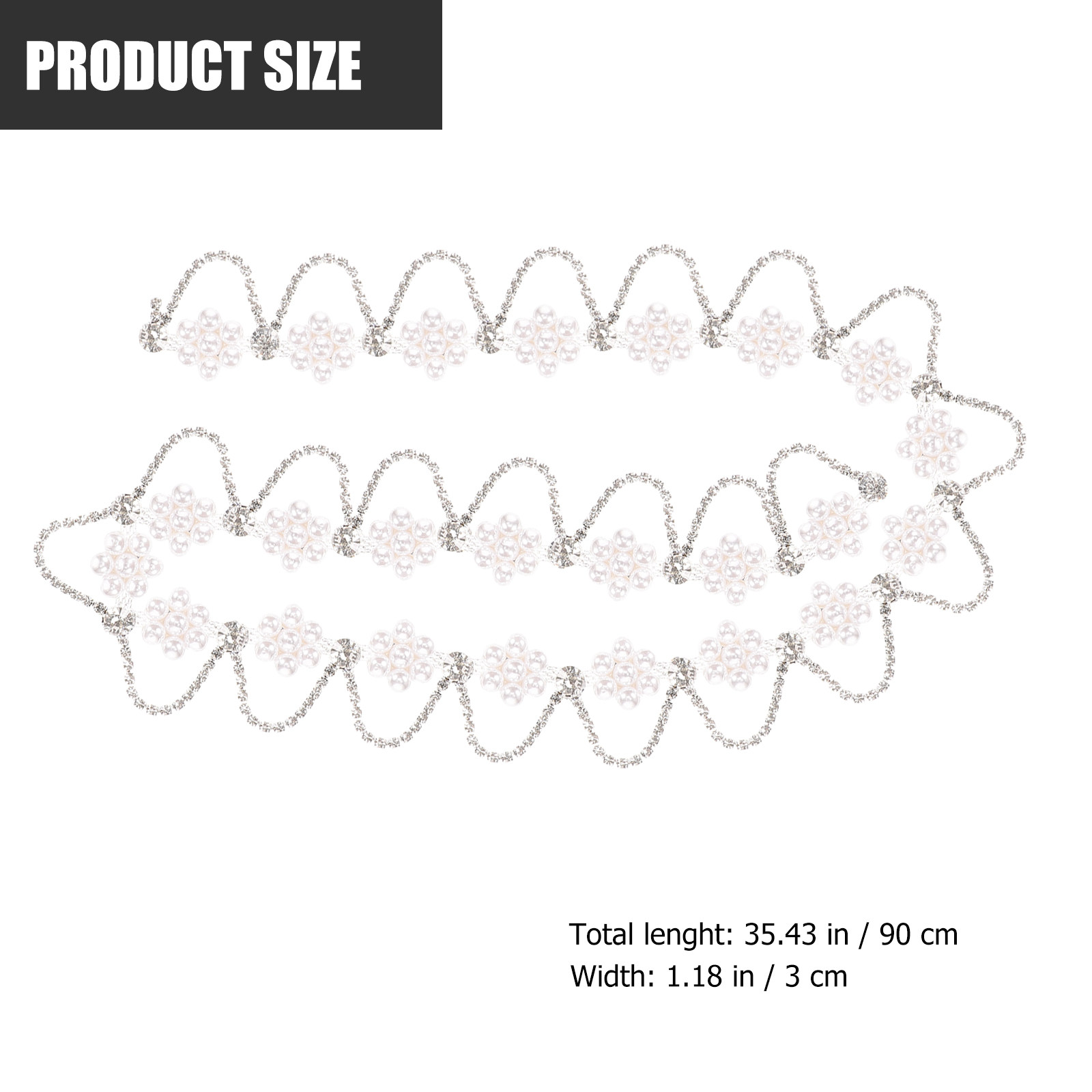 DIY Giysi, Saç Bandı, Elbise,  - Pearl Trim Chain incelemesi ve fiyatı