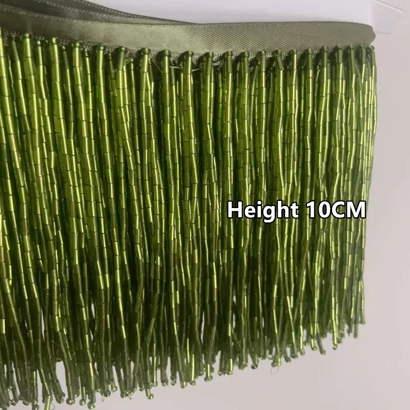 10CM Gümüş Kırmızı Boncuklu Tü - Tassel Fringe Trim incelemesi ve fiyatı