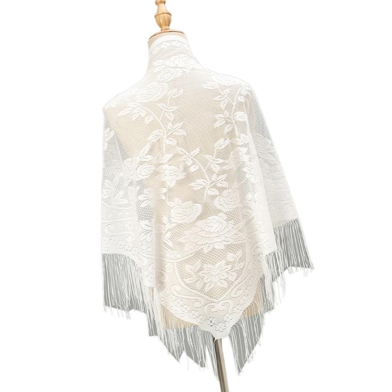 652F Püsküllü Şık Dantel Eşarp - Tassel Fringe Trim incelemesi ve fiyatı