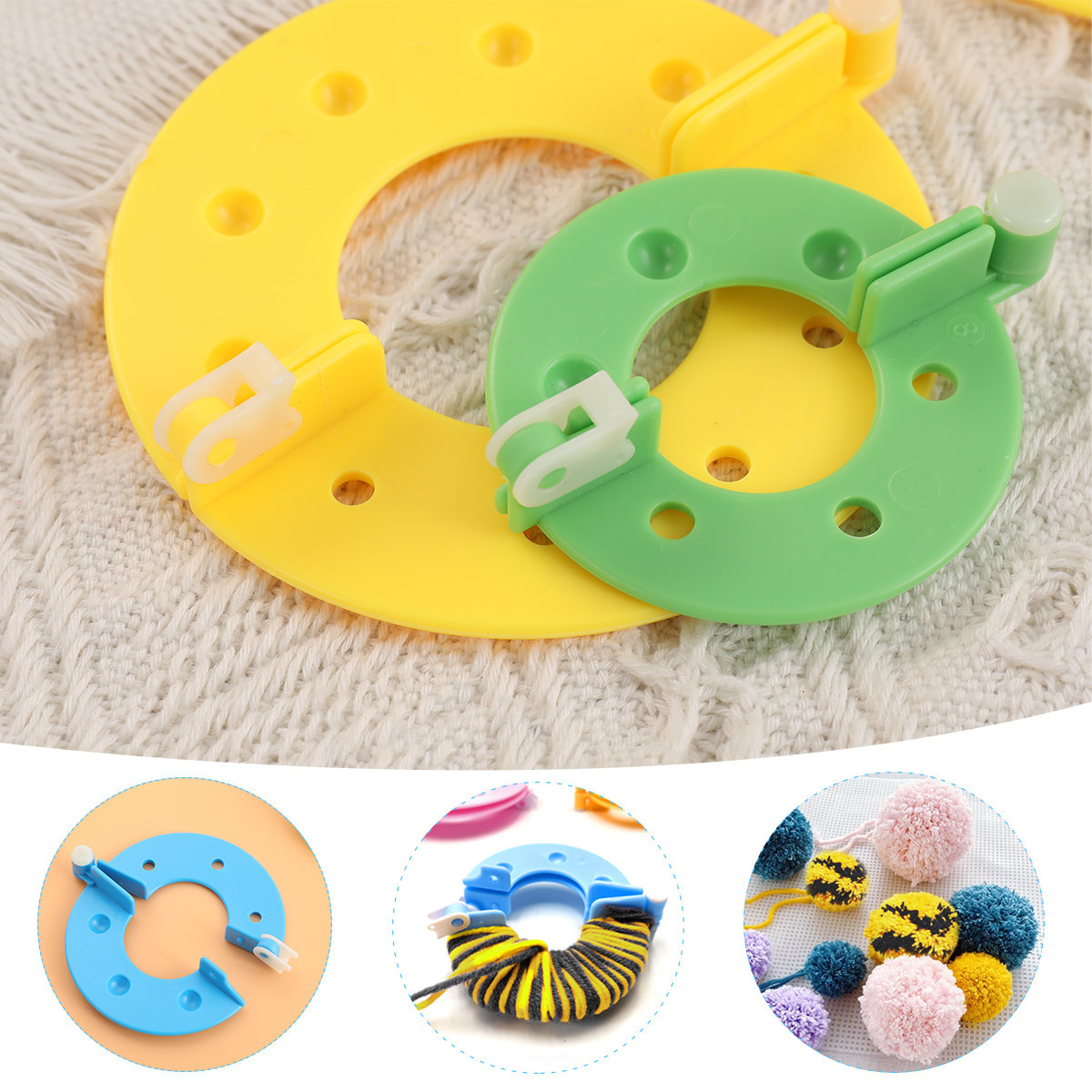 8 Parça Tüy Topu Yapıcı 4 Boyu - Pom Pom Maker Tool incelemesi ve fiyatı